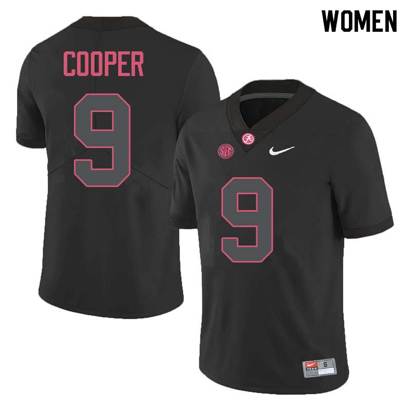 Alabama Crimson Tide Women's Amari Cooper #9 Black NCAA Nike Authentic Stitched College Football Jersey FN16K10MR